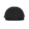 Goorin Bros. ronald amos wool blend 6 panel ivy flatcap Black front view